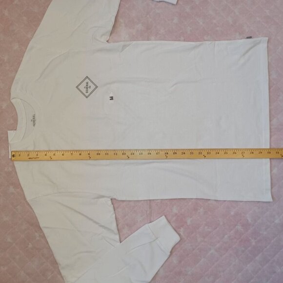 Vans The General Long Sleeve White Shirt Men’s Medium NWT - VN0ACJWHT - Picture 8 of 14